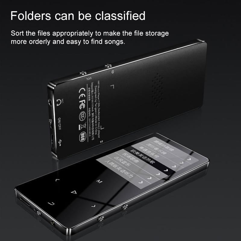 1.8 Inch Metal Bluetooth Mp3 / Mp4 Player With Touch Screen 8Gb - 8Gb Black 15