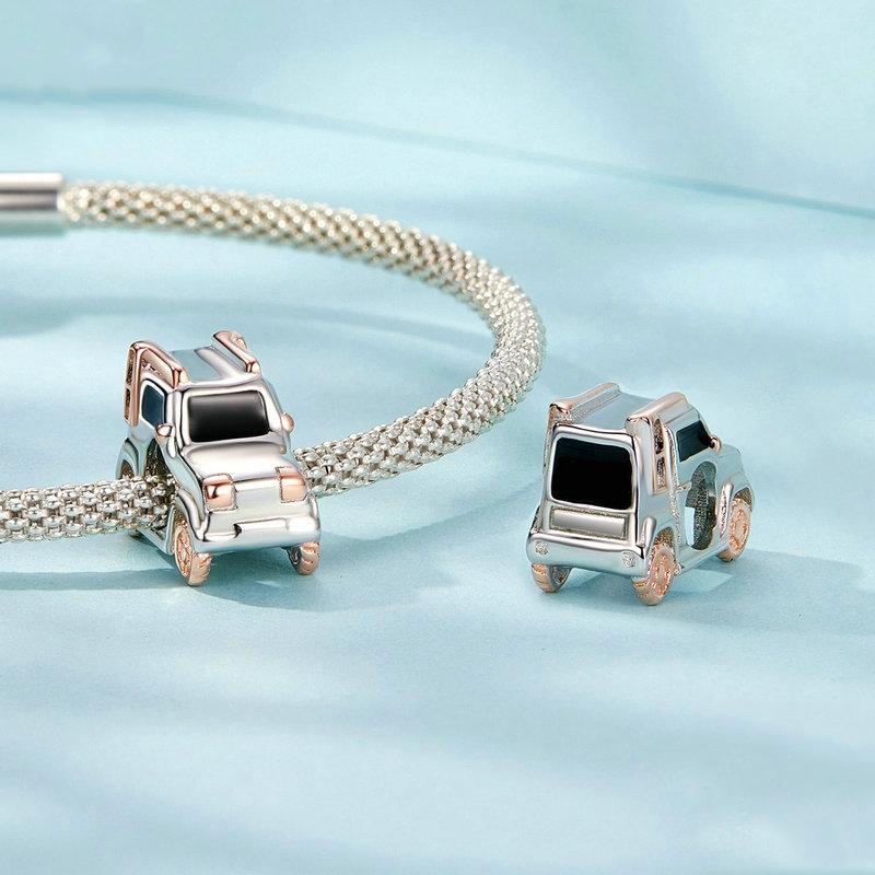 925 Sterling Silver Rose Gold Off Road Diy Beads 4