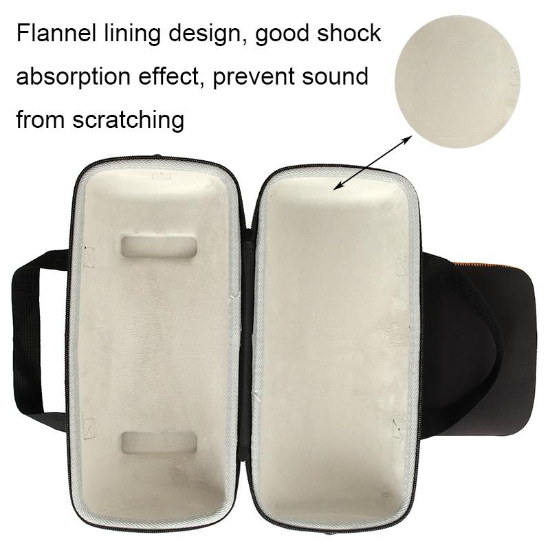 Shock-absorbing Portable Speaker Bag for Jbl Boombox - Black 7
