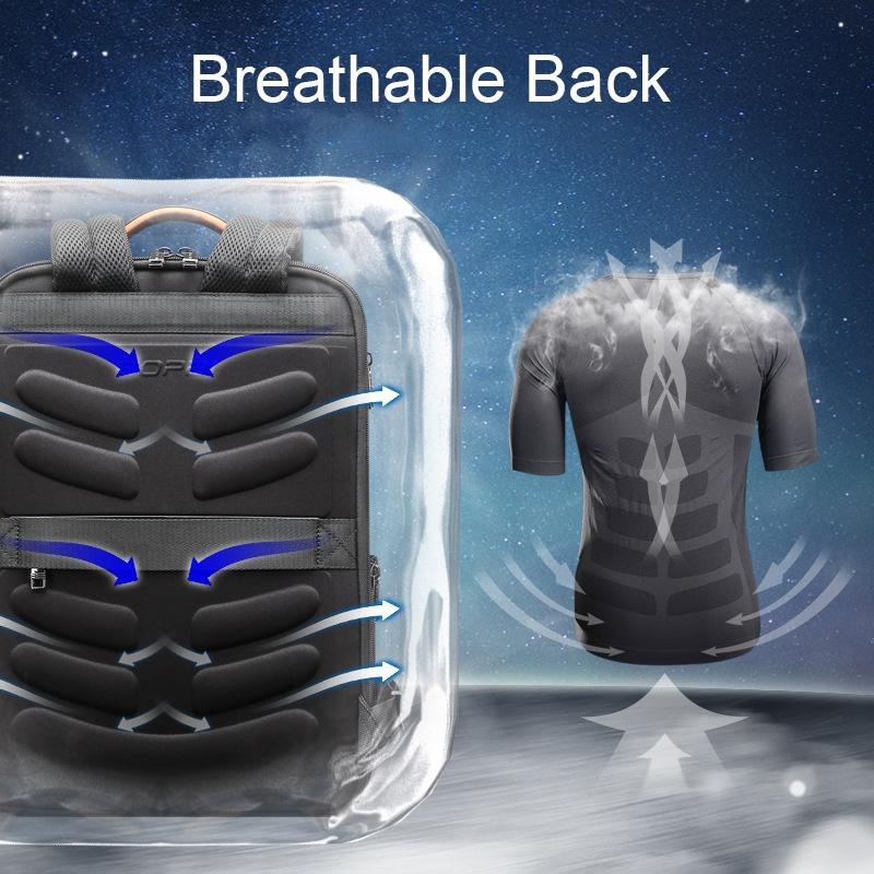 Usb Charging Anti-theft Business Backpack - Black 5