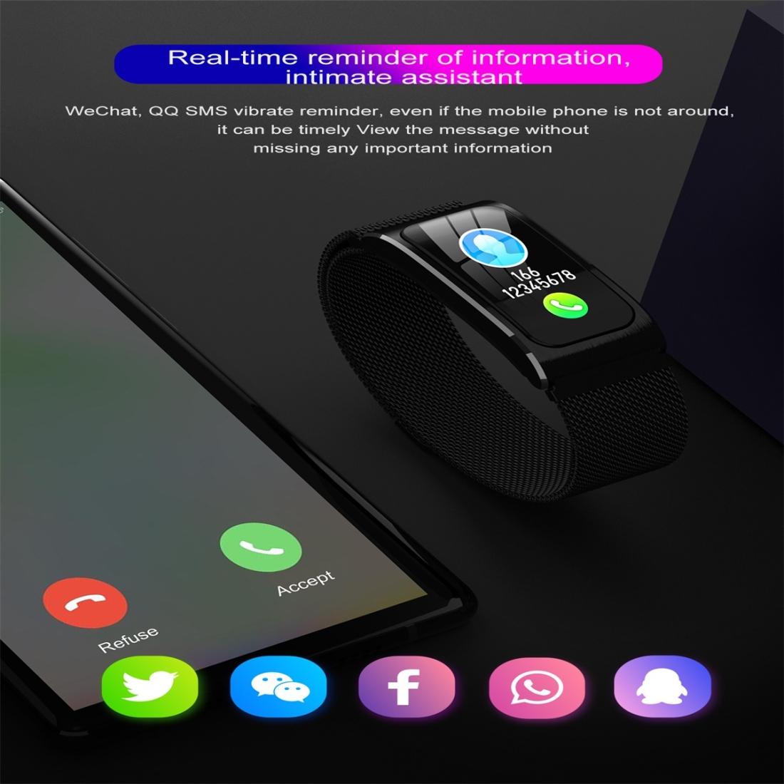 Waterproof Smart Watch With Heart Rate And Sleep Monitoring - Black 7