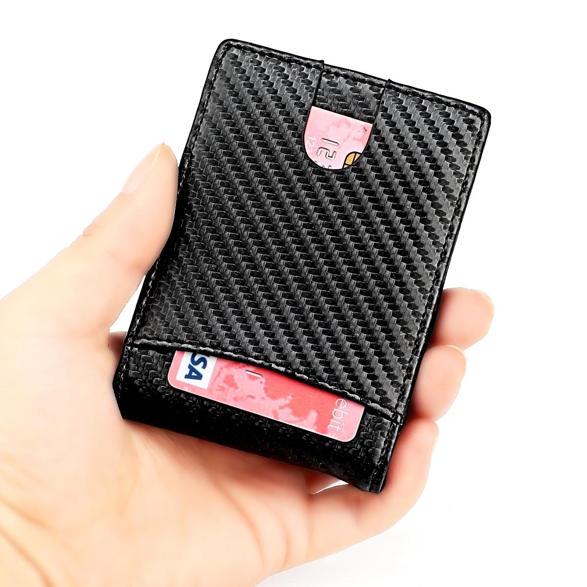 Rfid-blocking Carbon Fiber Men Wallet - Sleek & Secure 7