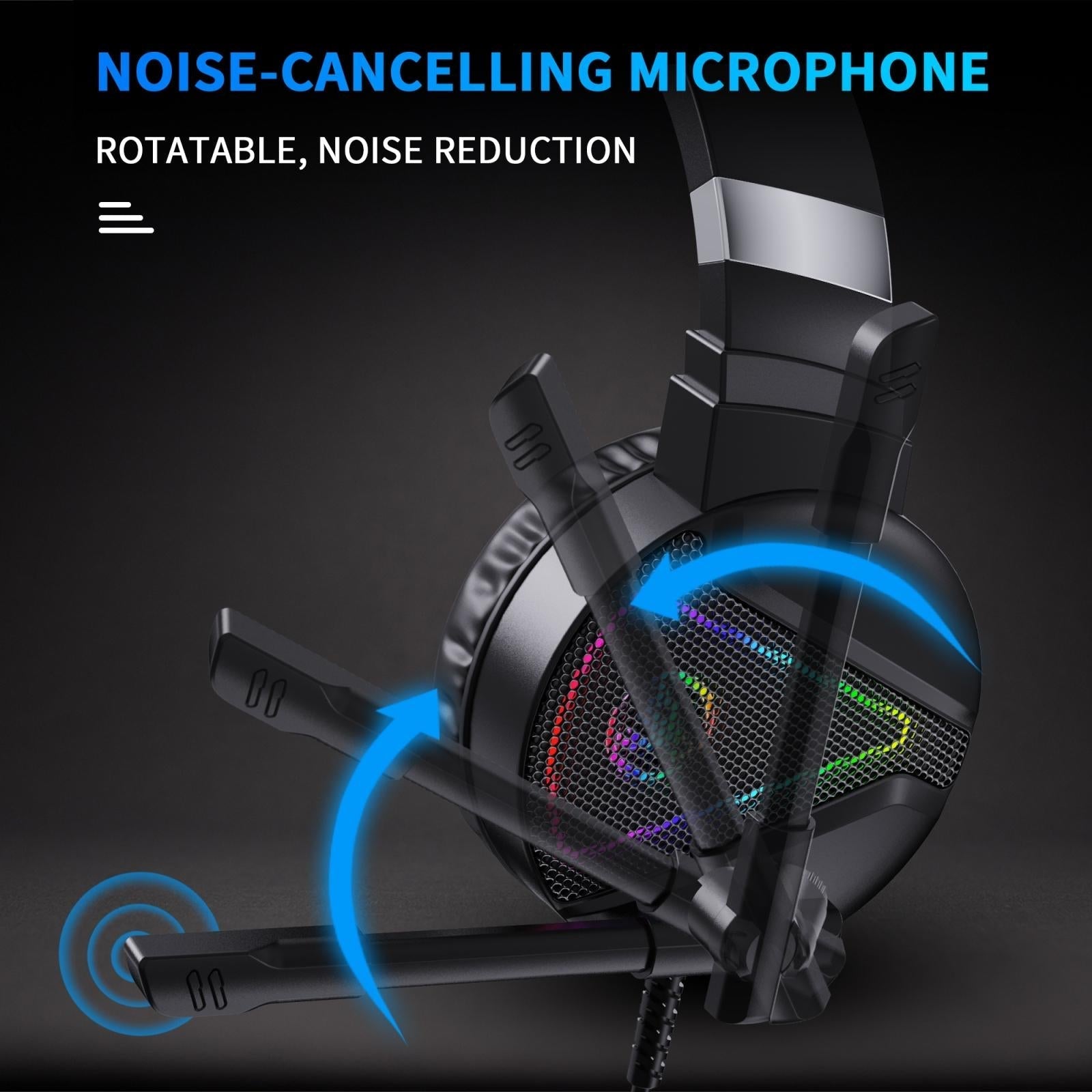 Rgb Stereo Gaming Headset With Mic Black 5