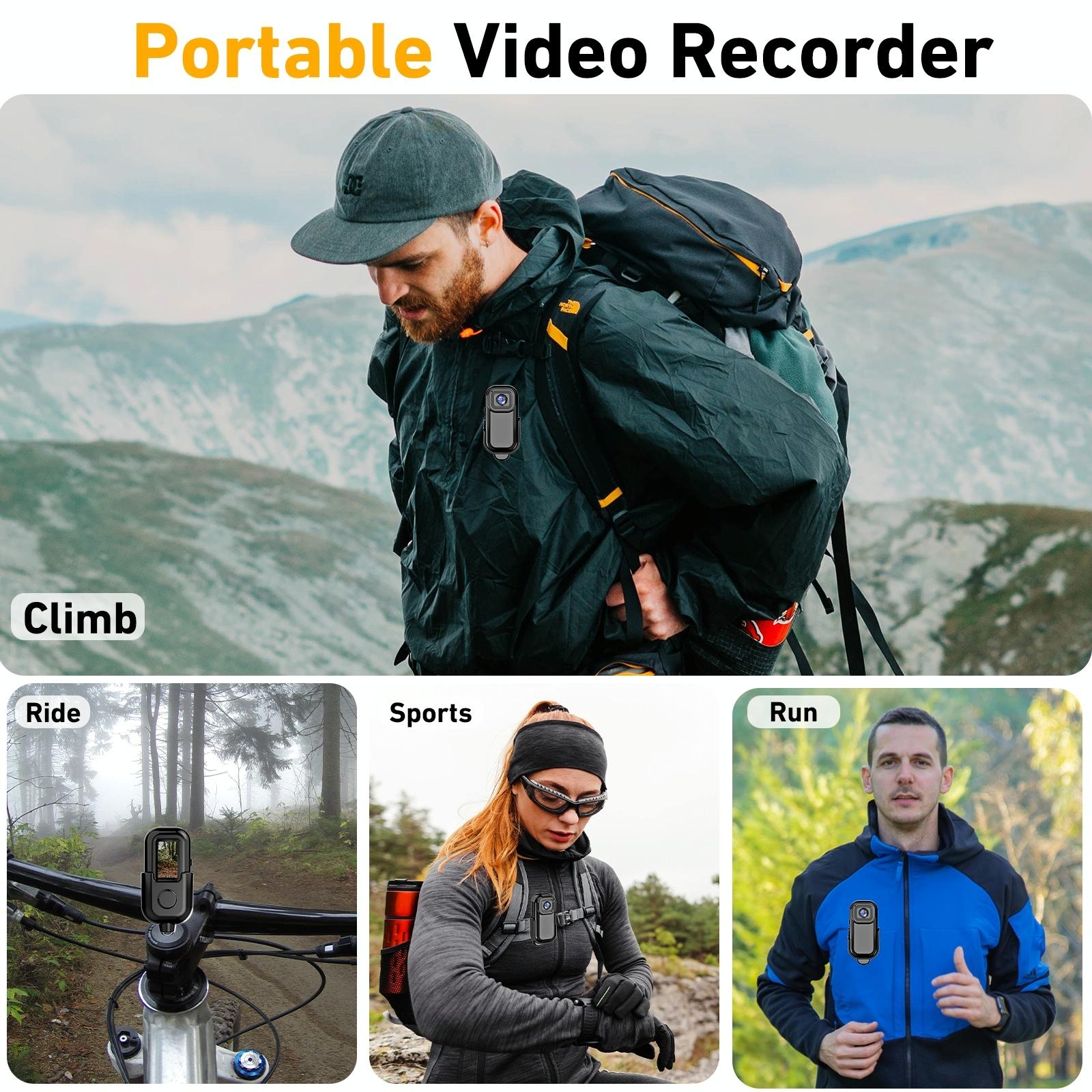 1080P Mini Action Cam For Sport Dv Video Recording 0.96 Inch Pocket Camera - White 4