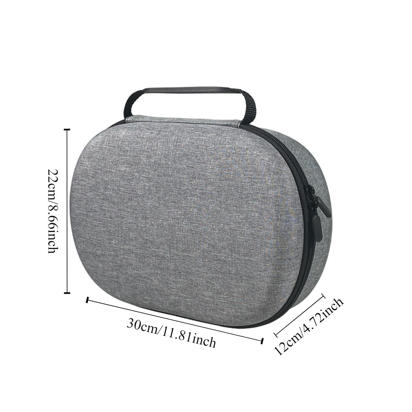 Gray Portable Vr Headset Storage Case for Apple Vision Pro 4