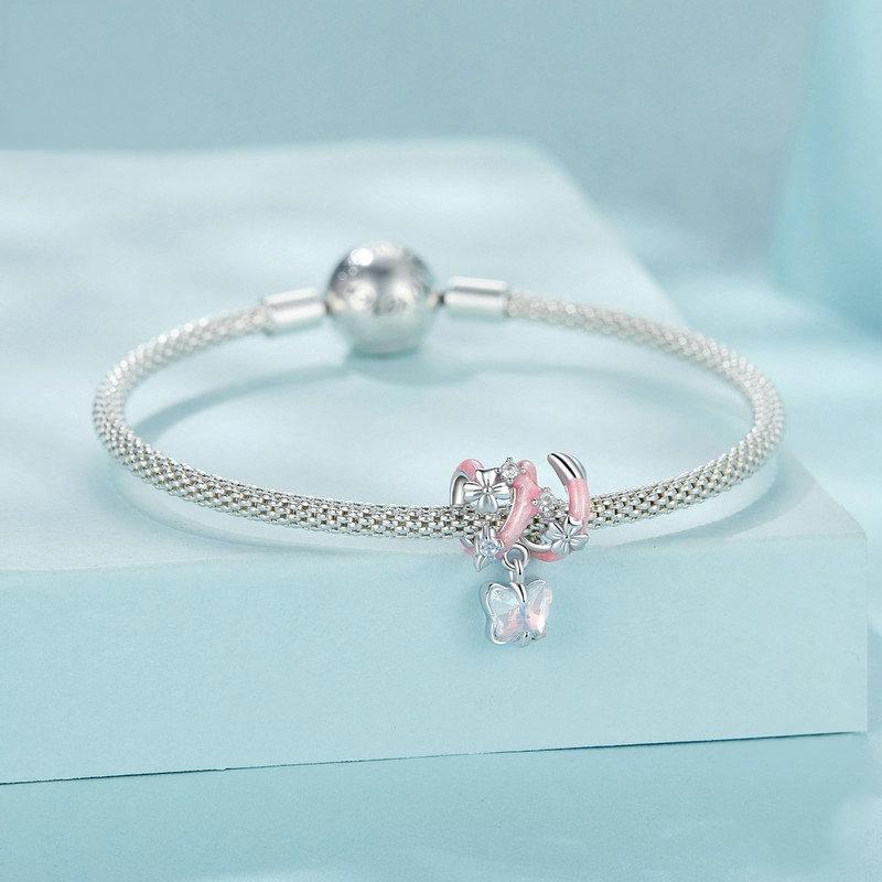 925 Sterling Silver Fantasy Butterfly Beads 6
