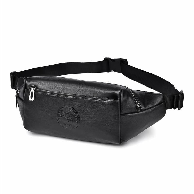 Large Capacity Waterproof Sports Waist Pack For Men - Black 12