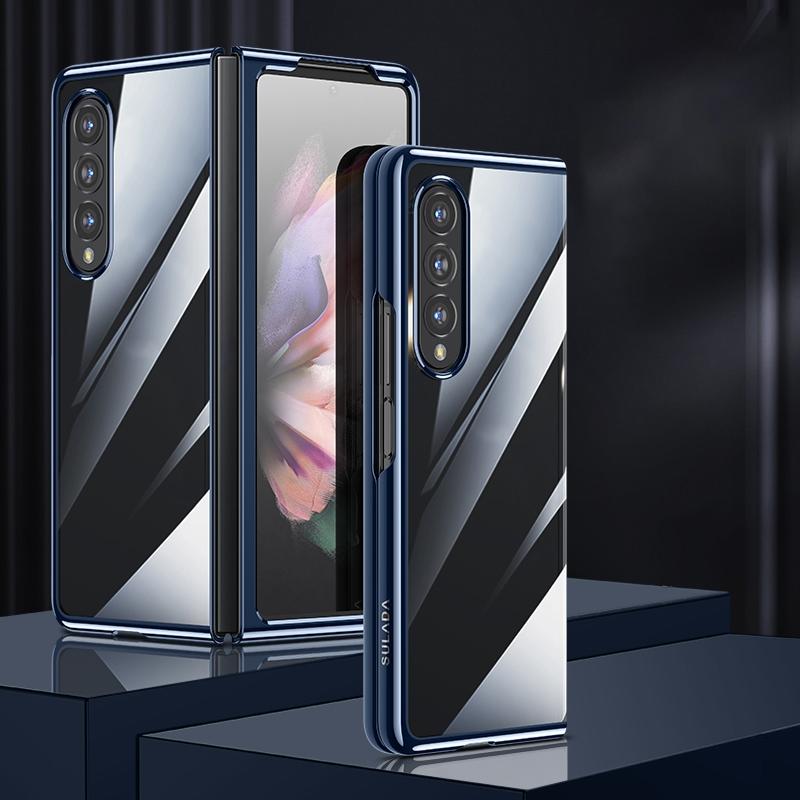For Samsung Galaxy Z Fold4 5G Shockproof Protective Case - Blue 3