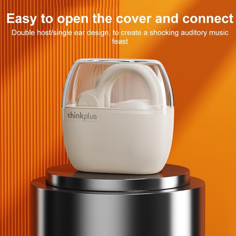Wireless Bluetooth Sports Earphones - Lp76 Air Conduction Tws - White