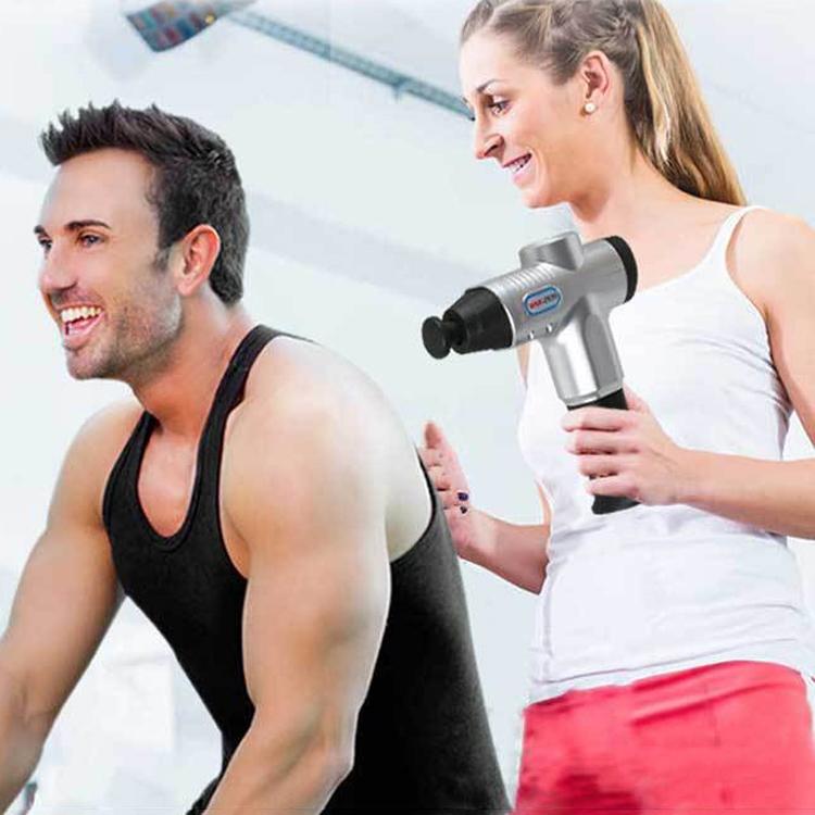 Portable Electric Massager For Muscle Relaxation And Fitness - Silver 11