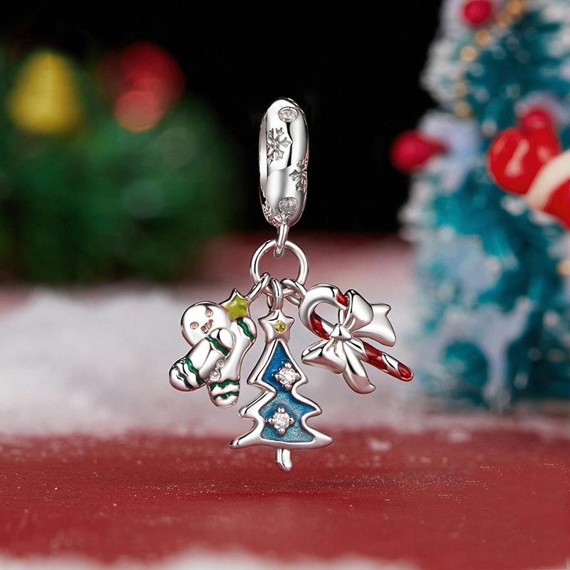 925 Sterling Silver Gingerbread Man Pendant Scc2914 6