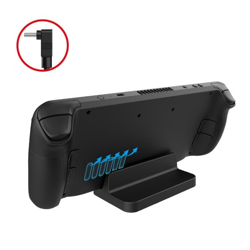 Steam Deck Console Holder + Charging Cable Set 2 Pcs 7