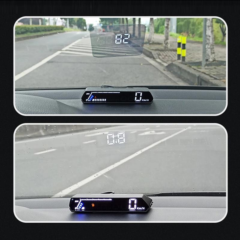Vehicle Obd Head Up Display Multi Function Instrument For Oil Temp & Gearbox Monitoring - S100 4