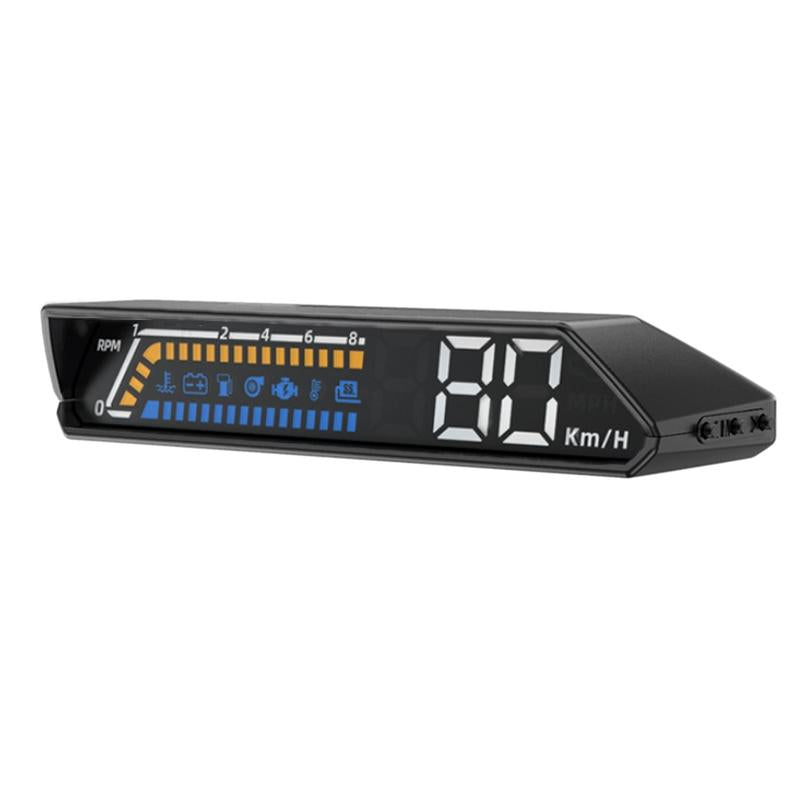 Vehicle Obd Head Up Display Multi Function Instrument For Oil Temp & Gearbox Monitoring - S100 13