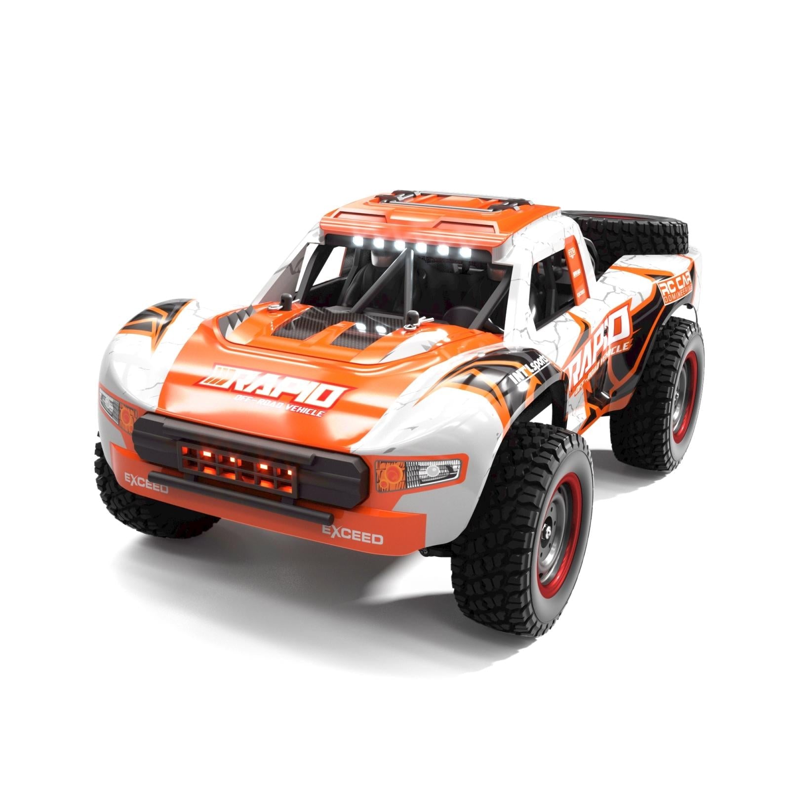High-speed Brushless 4wd Pickup Rc Car - Orange 3