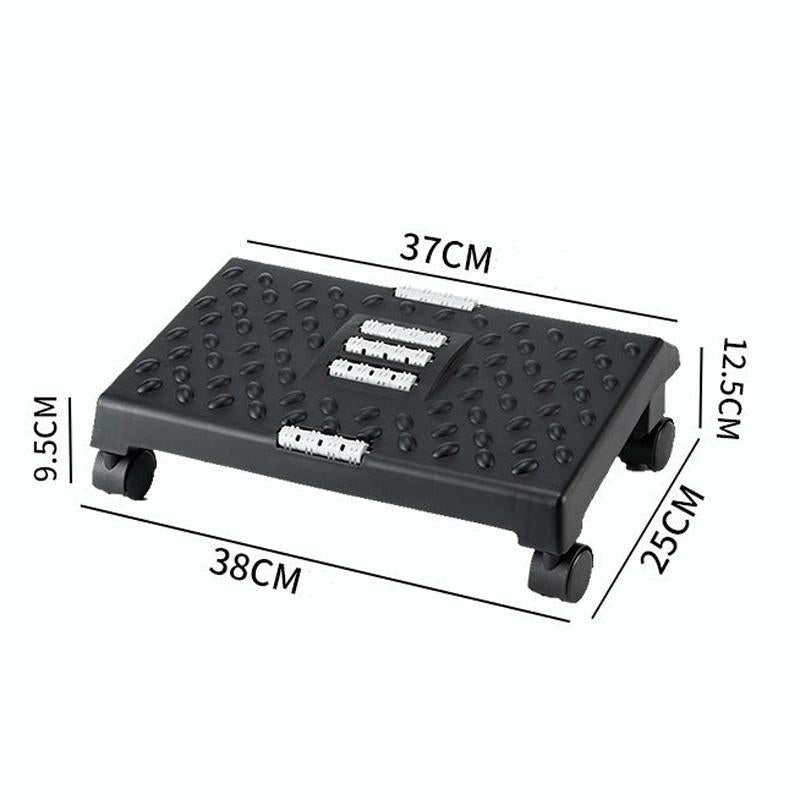 360 Swivel Footrest For Under Desk Black 9