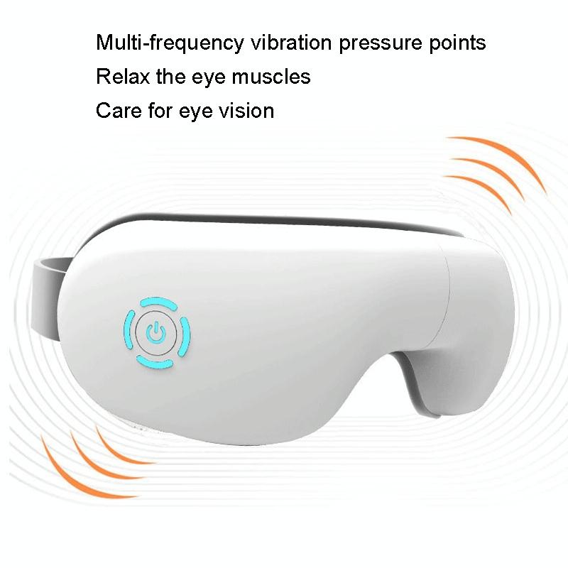 Intelligent Wireless Eye Massager With Vibration & Hot Compress White 4