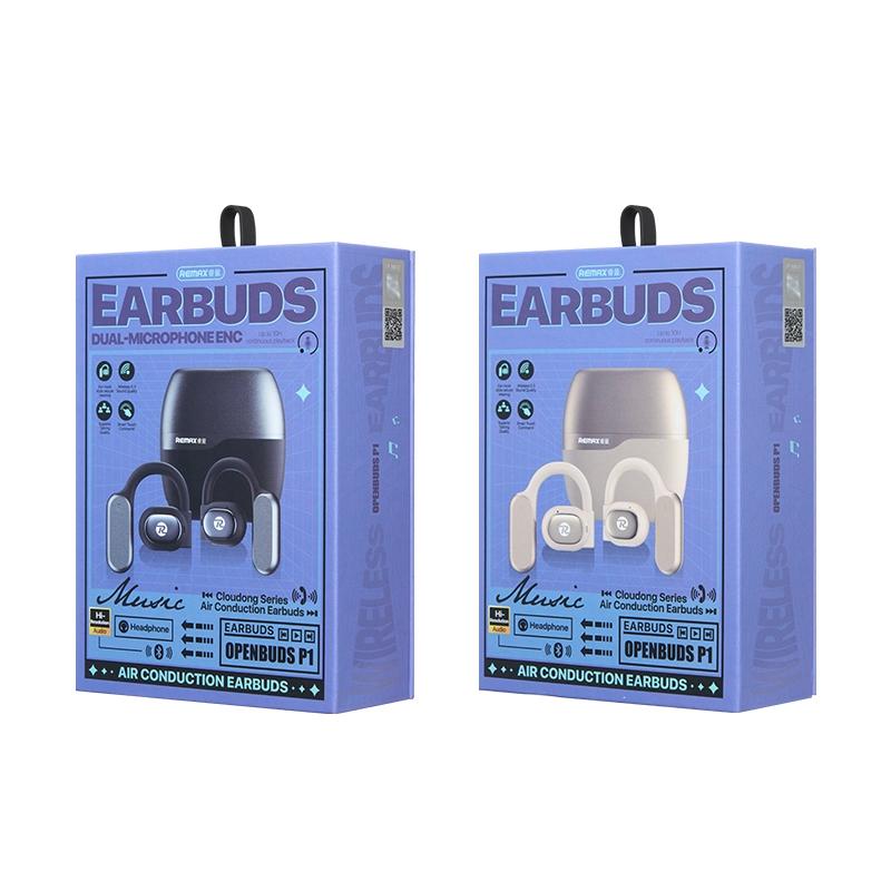 Wireless Openbuds Air Earphones - Conduction Music - Black 8