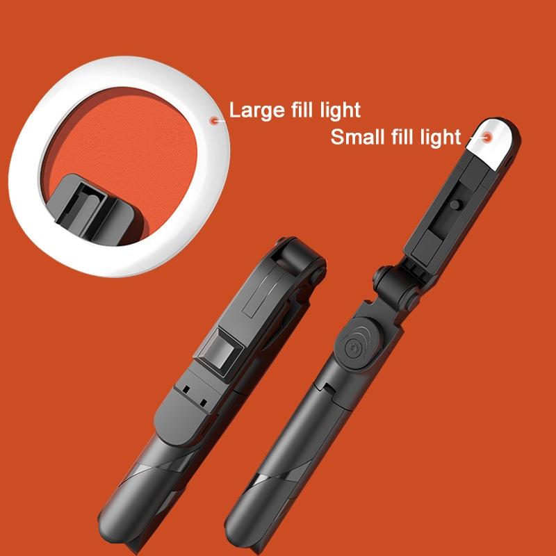 Wireless Led Double Fill Light Selfie Stick with Tripod for Live Streaming 3