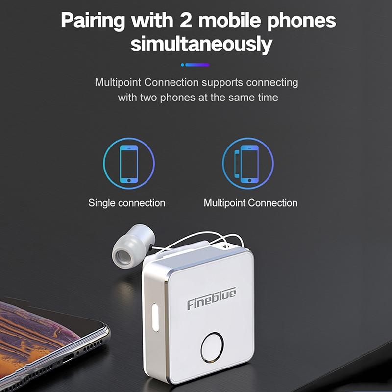 Wireless F1 Earbuds - Bluetooth Compact Black 6