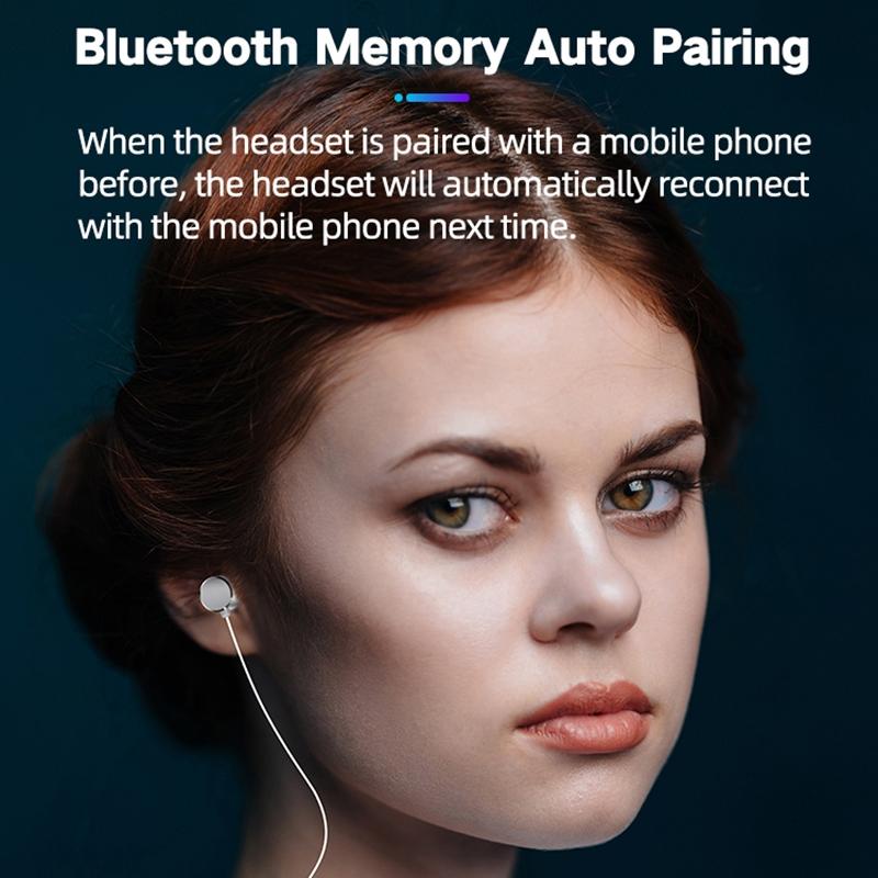 Wireless F1 Earbuds - Bluetooth Compact Black 8