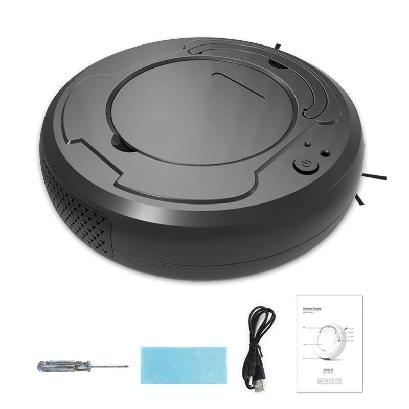 Smart 3-in-1 Robot Vacuum with Wet / Dry Mopping - Rechargeable & Auto Cleaning - Black - White 15