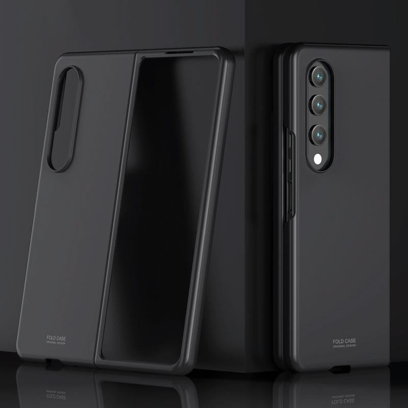 For Samsung Galaxy Z Fold4 5G Shockproof Skin - Breathable & Protective - Black 10