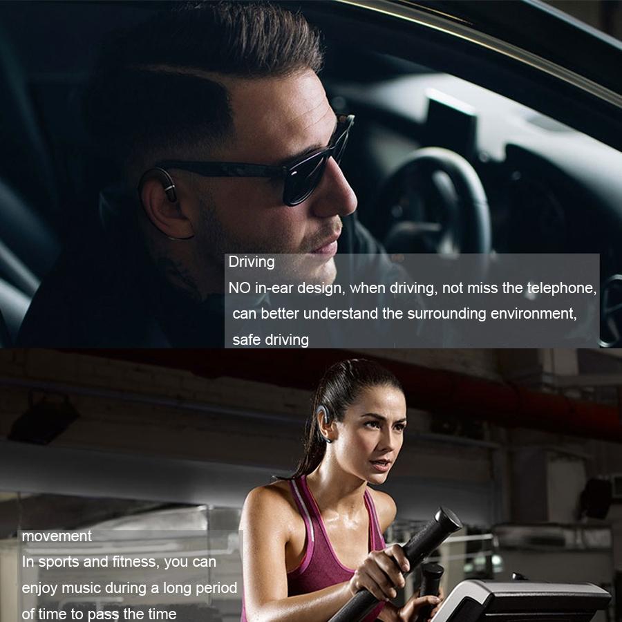 Waterproof Wireless Earphone with Mic for Android / Iphone - Black 7