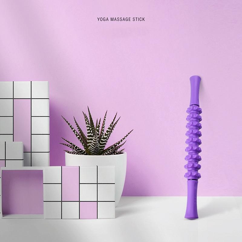 Deep Muscle Relaxer Roller For Fitness & Yoga - Purple 7