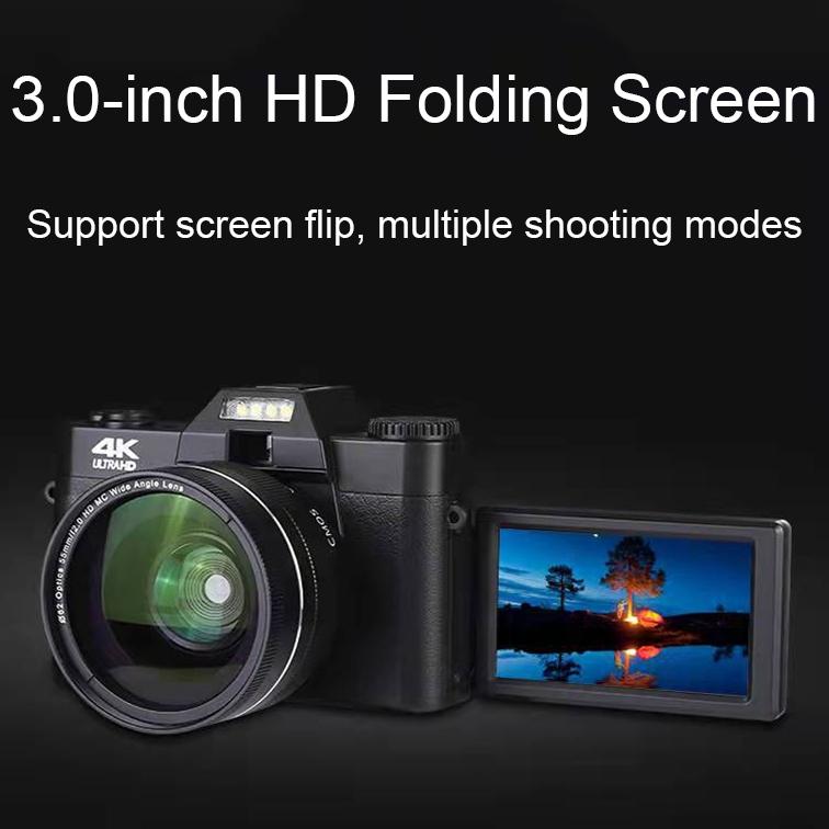 Retro Foldable 48mp 4k Hd Digital Camera - Simple Version 6