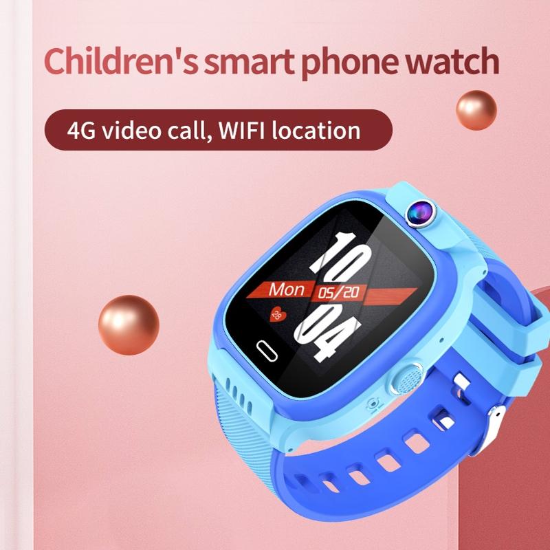 1.44 Inch 4G Video Call Waterproof Smart Children Phone Watch With Sos Function - Black 7