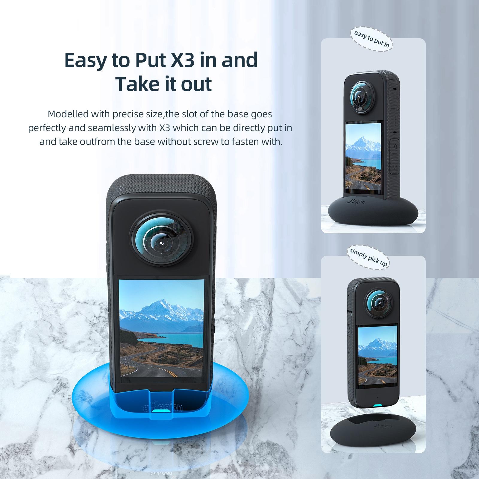 Silicone Desktop Base for Insta360 X3 Amagisn 7