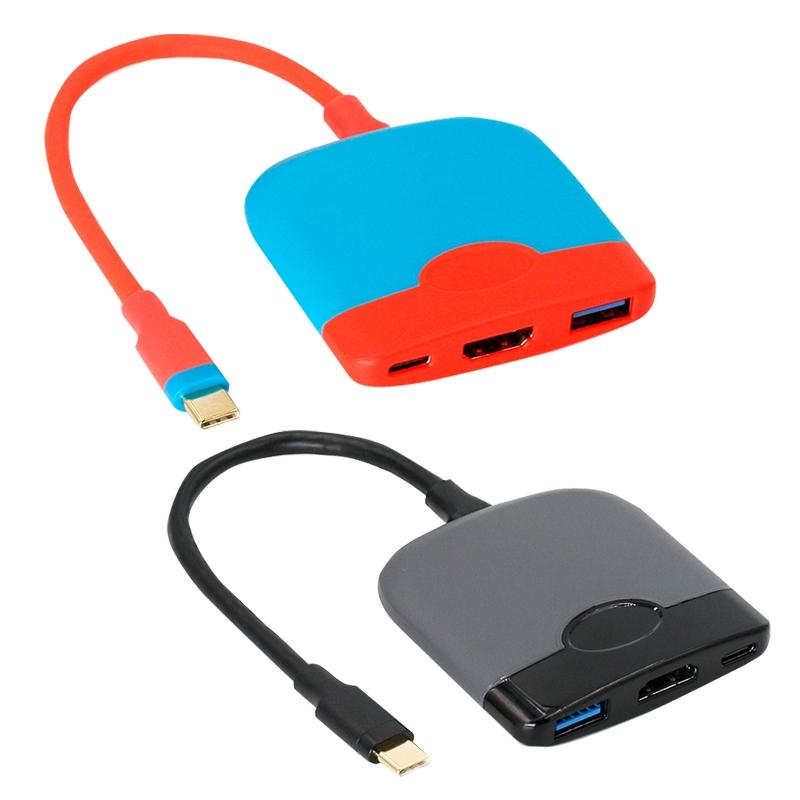 Mobile / Switch Portable Expansion Dock - Compact and Versatile - Red Blue 3