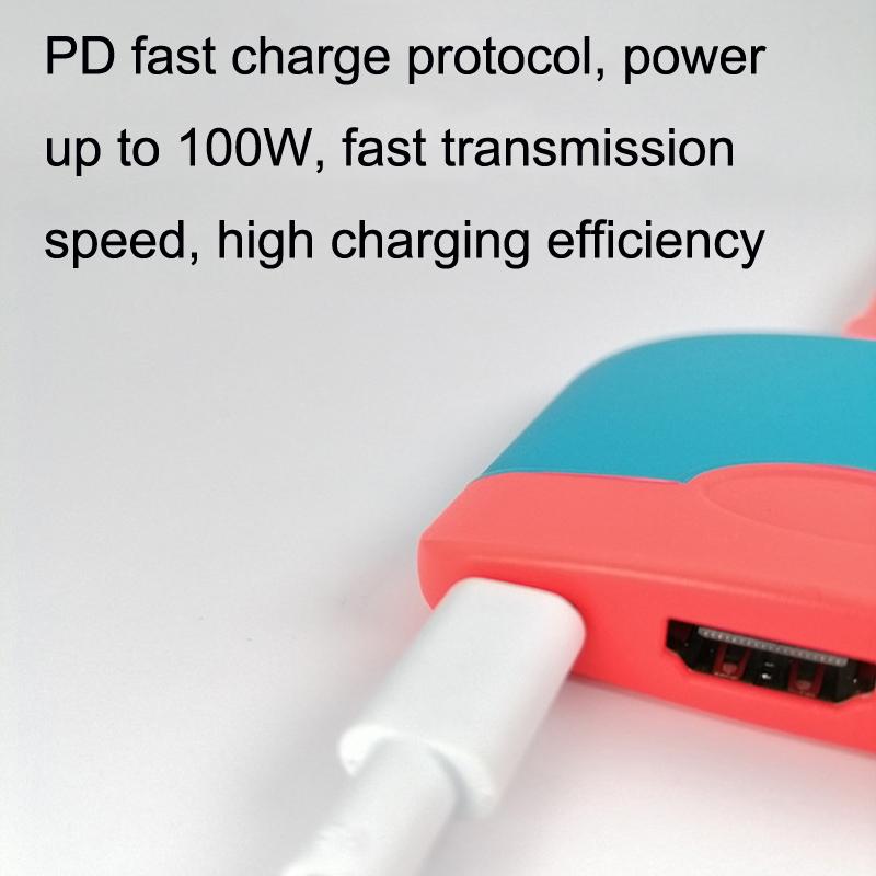 Mobile / Switch Portable Expansion Dock - Compact and Versatile - Red Blue 5