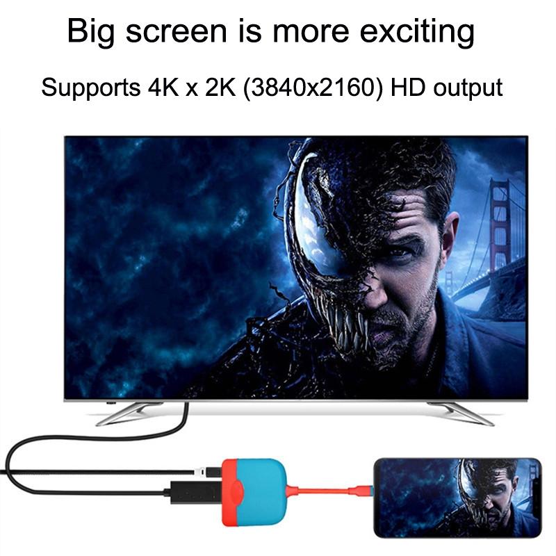 Mobile / Switch Portable Expansion Dock - Compact and Versatile - Red Blue 6