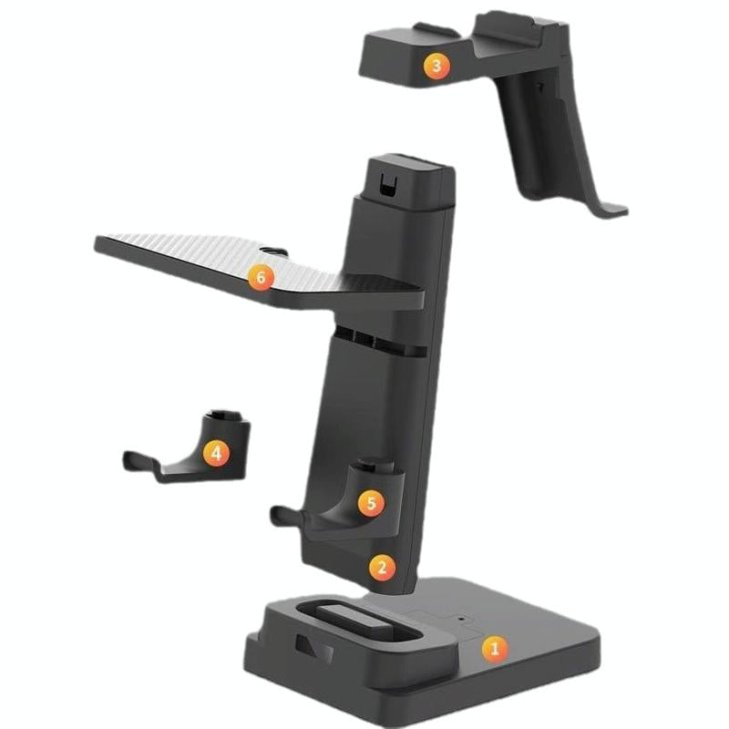 Universal Vr Headset Handle Bracket - Compatible with Pico4 Meta Quest Rift s Htc - Black 4