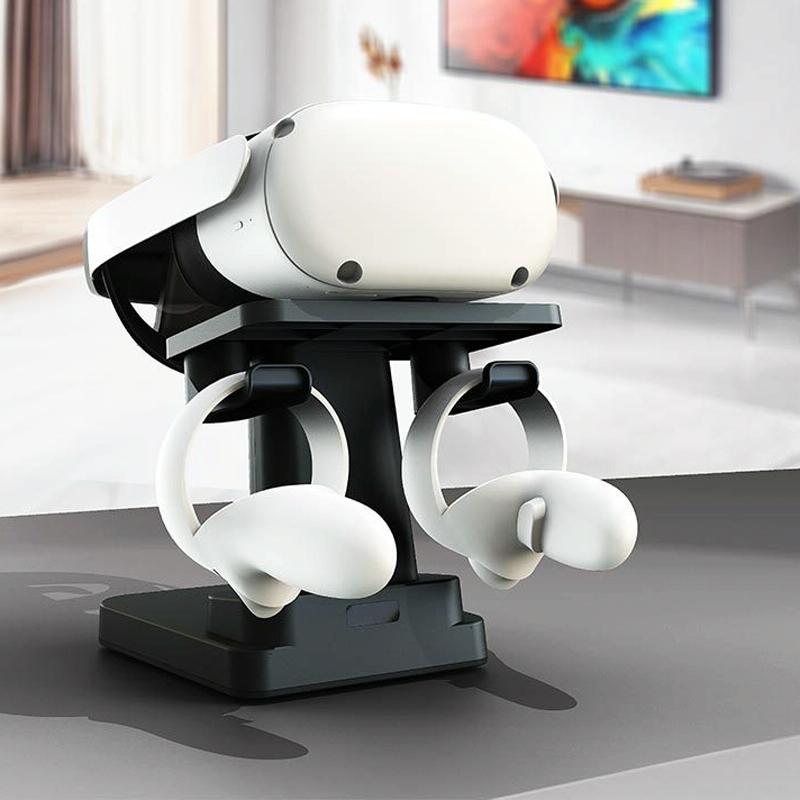 Universal Vr Headset Handle Bracket - Compatible with Pico4 Meta Quest Rift s Htc - Black 10