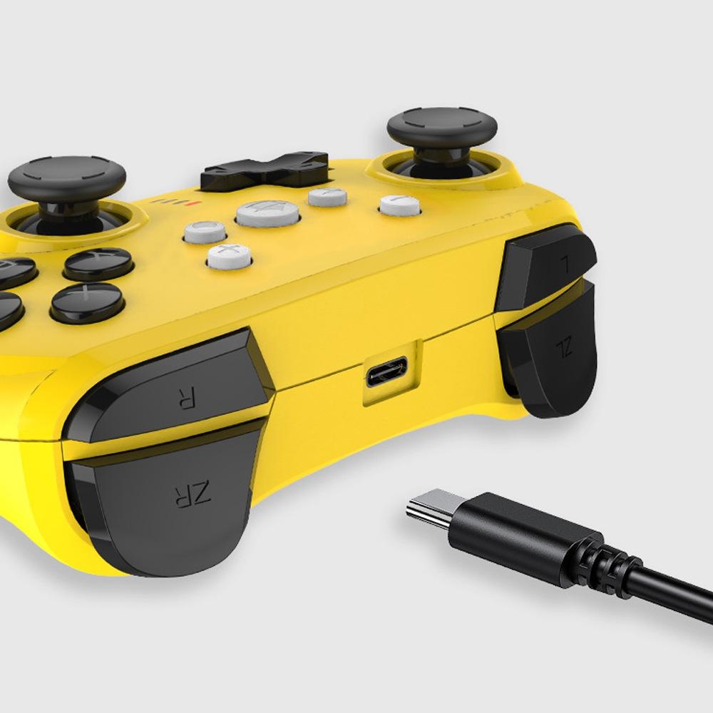 Wireless Game Handle for Nintendo Switch Lite - Tooth Design - Yellow 5