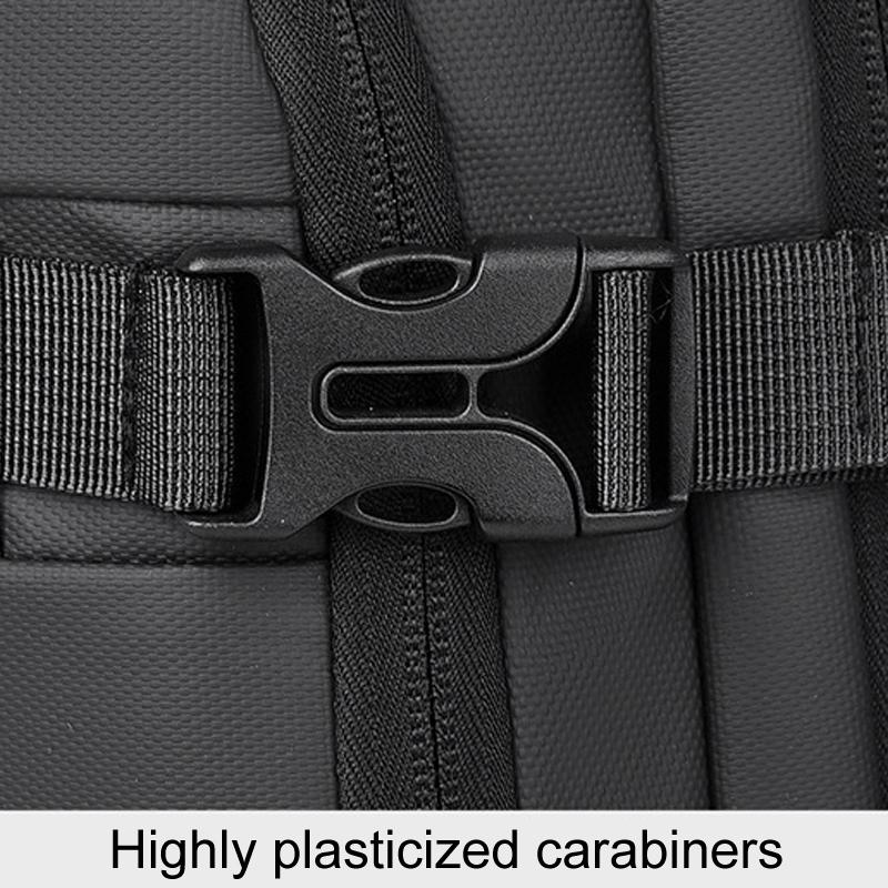 Expandable Double Shoulder Backpack For Business Or Casual Use - Black 12