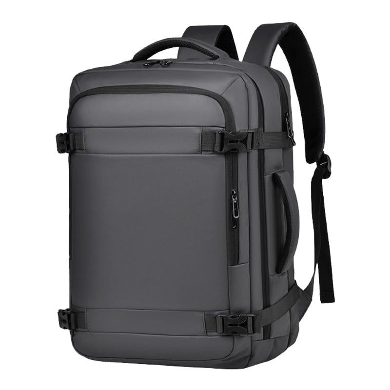 Expandable Double Shoulder Backpack For Business Or Casual Use - Black 15
