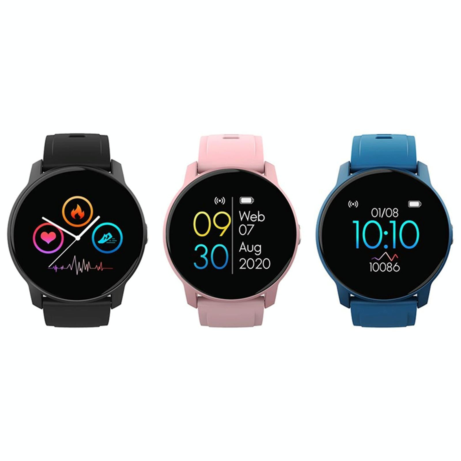 Smart Bracelet With Heart Rate Pedometer And Sleep Monitor - Blue 3