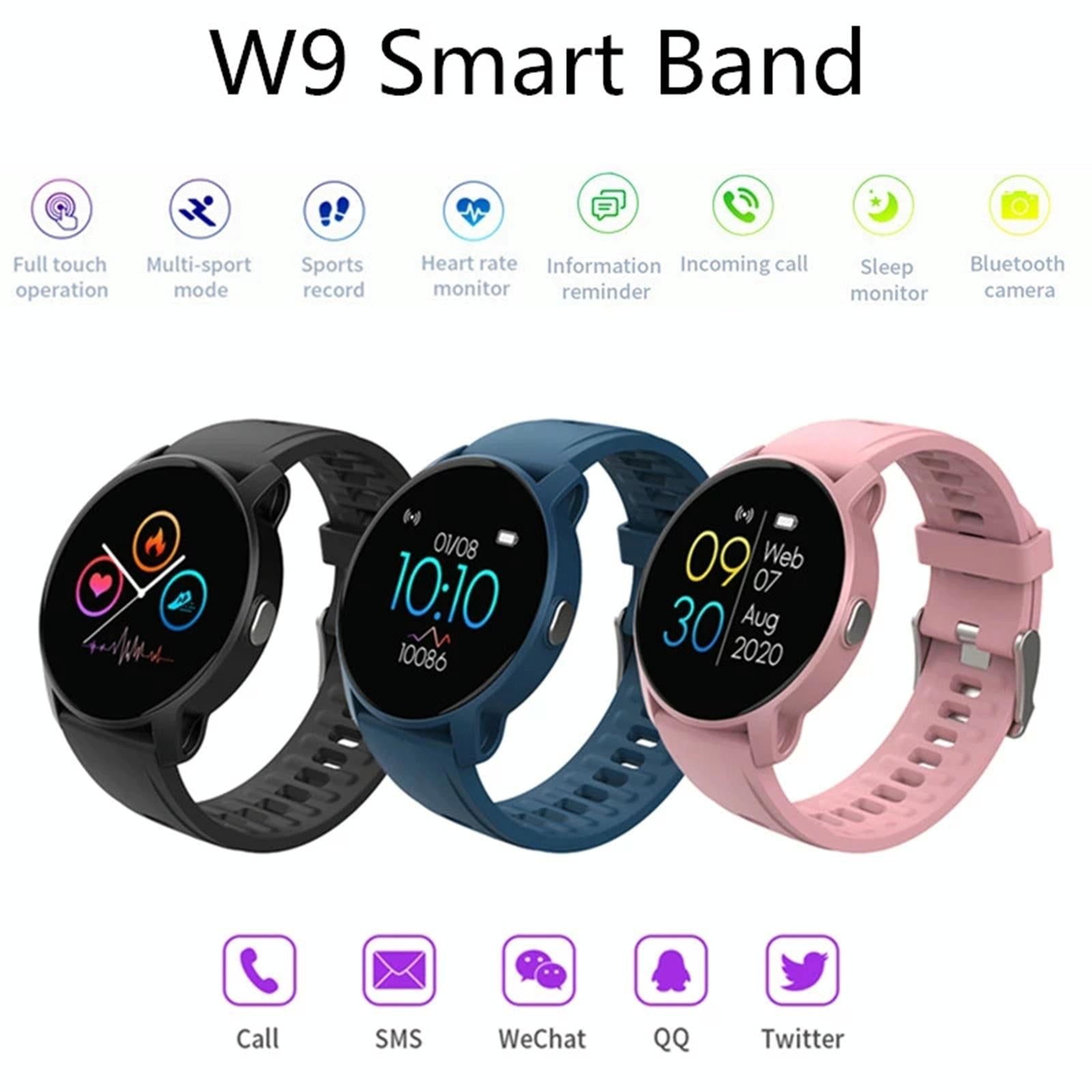 Smart Bracelet With Heart Rate Pedometer And Sleep Monitor - Blue 4