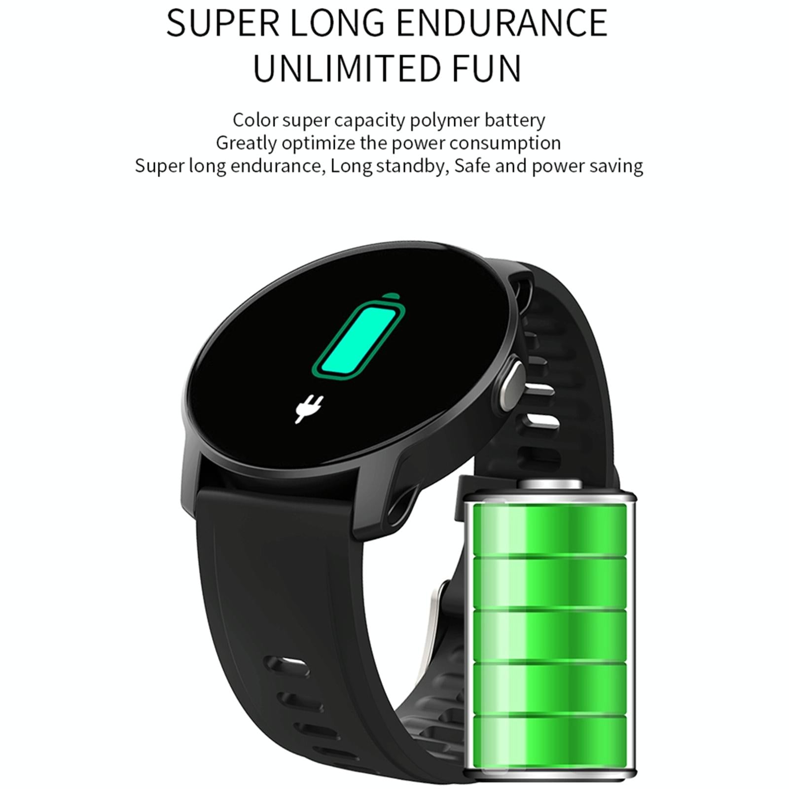 Smart Bracelet With Heart Rate Pedometer And Sleep Monitor - Blue 6