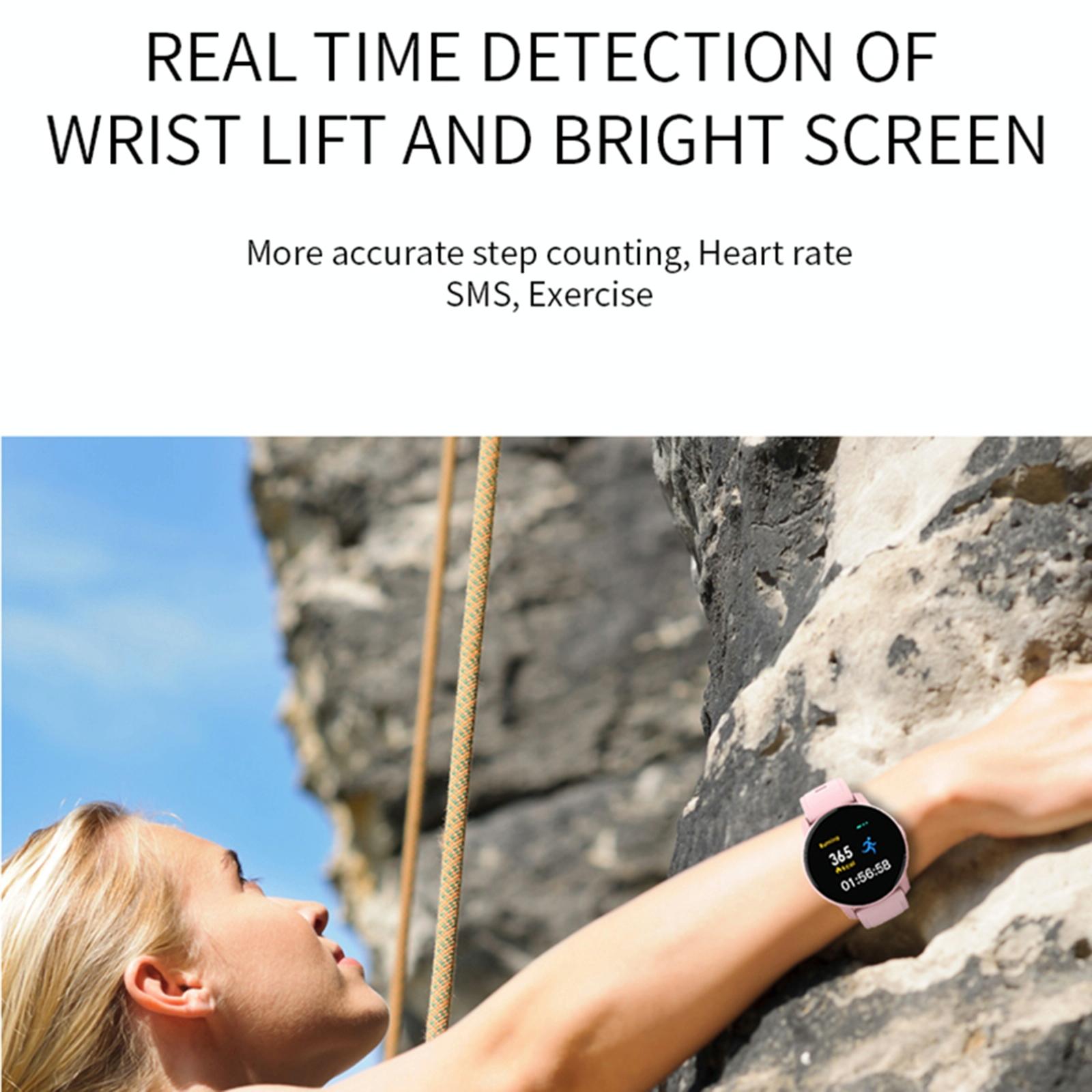 Smart Bracelet With Heart Rate Pedometer And Sleep Monitor - Blue 8
