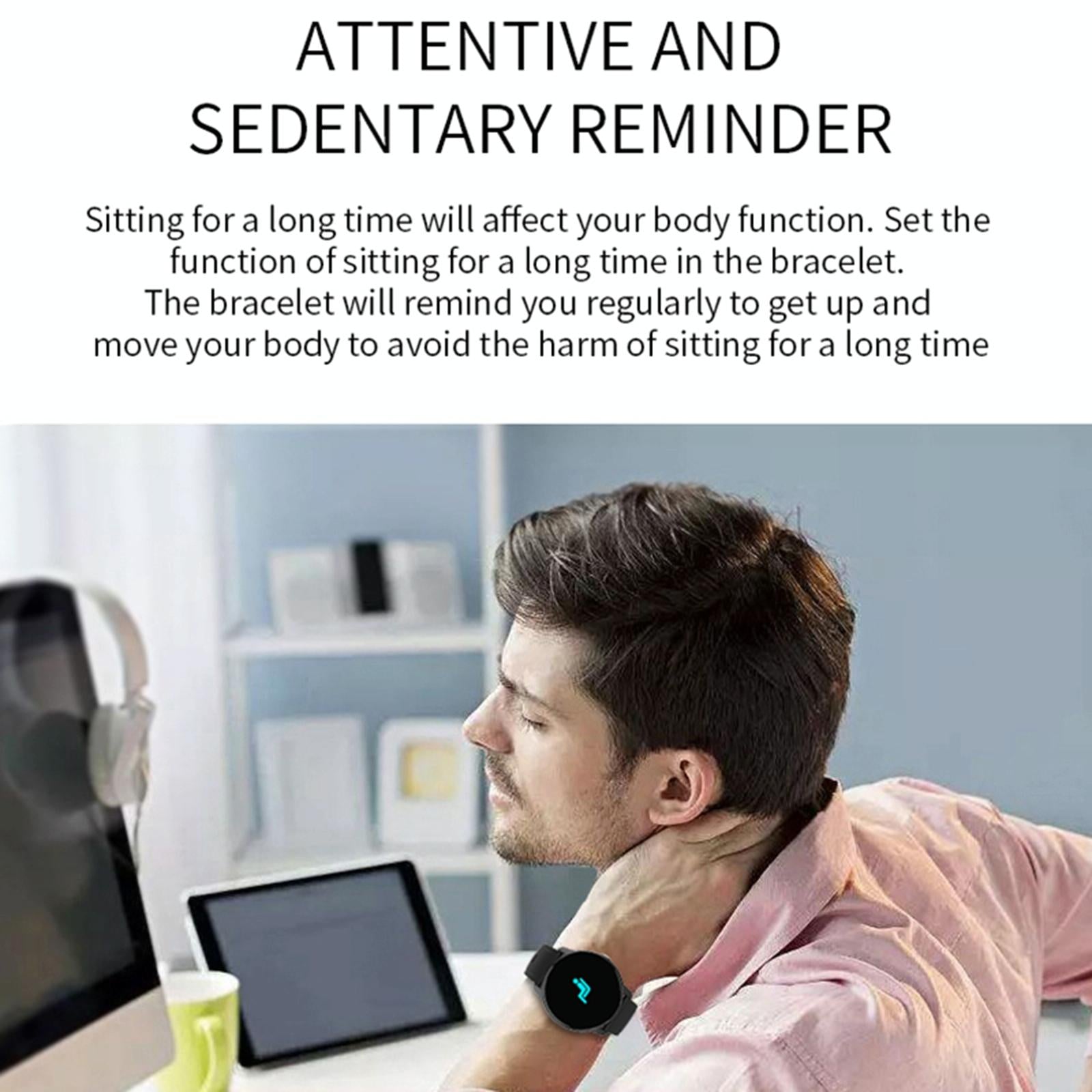 Smart Bracelet With Heart Rate Pedometer And Sleep Monitor - Blue 9