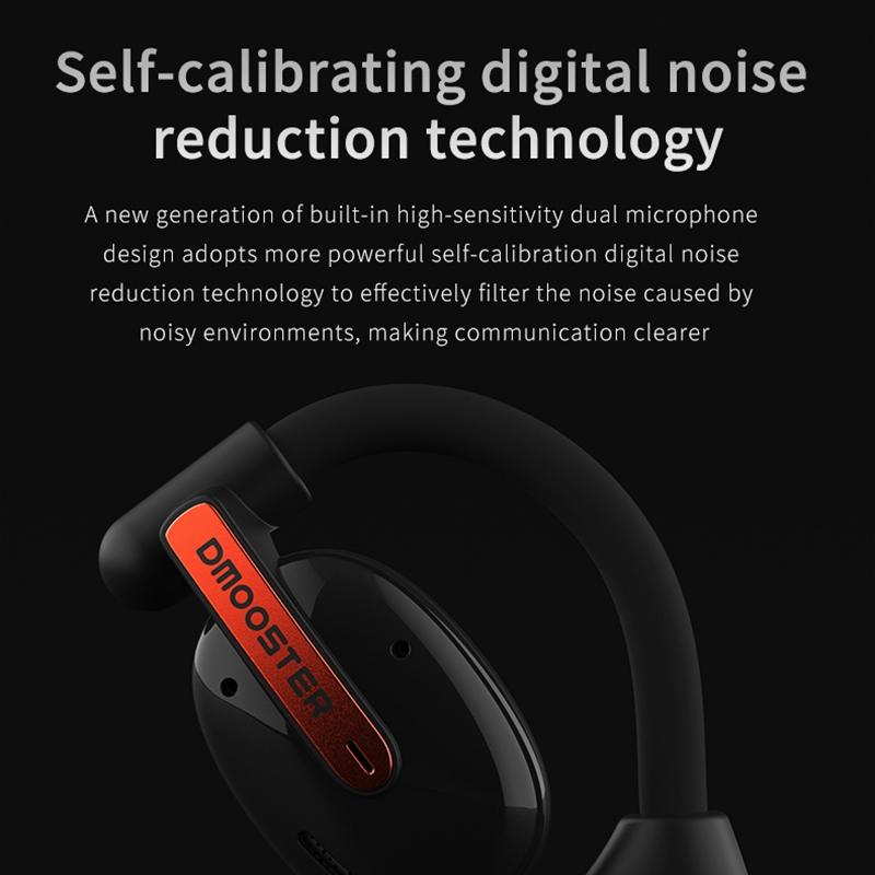 Bluetooth Earphones with Ear-mount Design - Grey 9