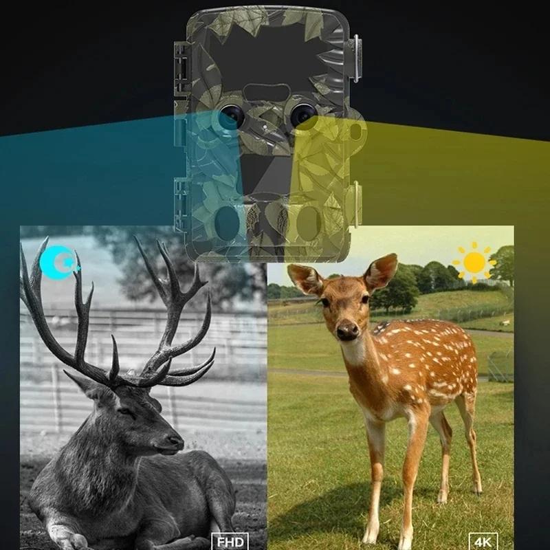 Outdoor Camouflage Dual Lens Infrared Camera with 4k Resolution and Night Vision 4