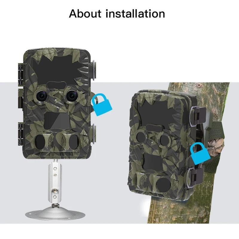 Outdoor Camouflage Dual Lens Infrared Camera with 4k Resolution and Night Vision 6