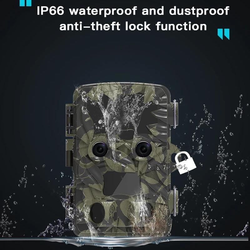 Outdoor Camouflage Dual Lens Infrared Camera with 4k Resolution and Night Vision 10