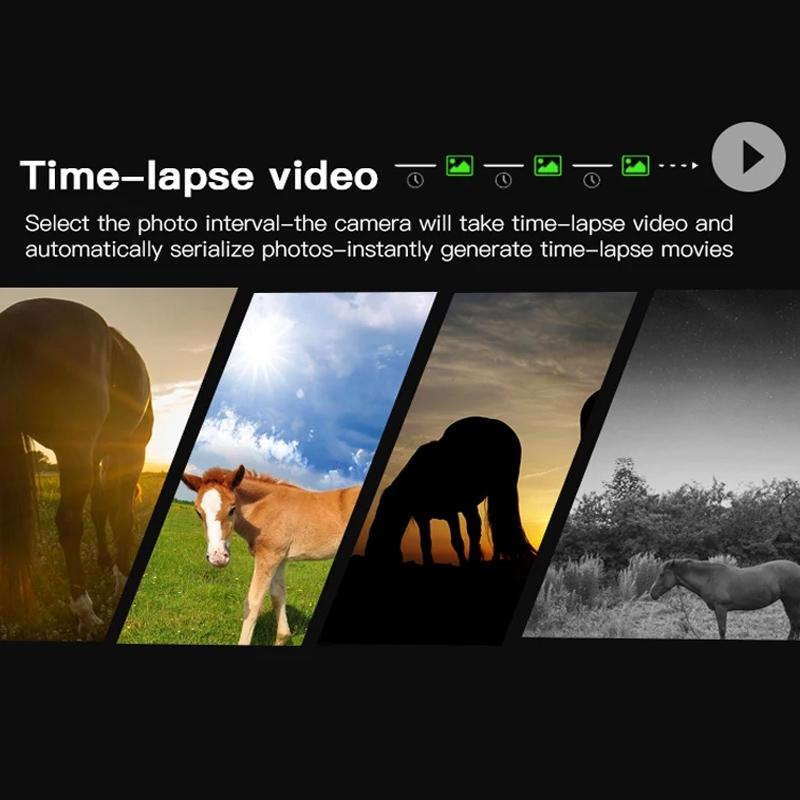 Outdoor Camouflage Dual Lens Infrared Camera with 4k Resolution and Night Vision 11